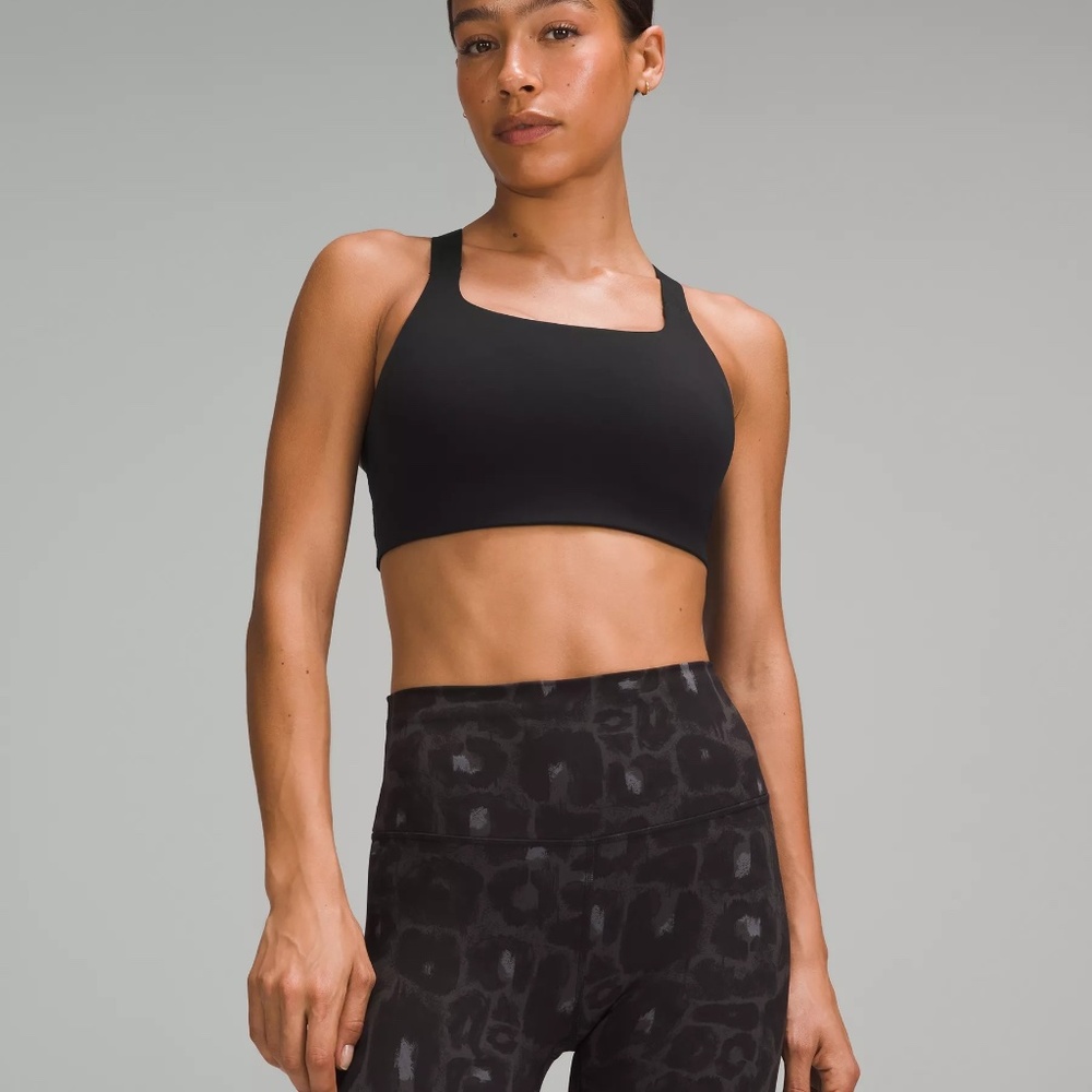 Lululemon Ultralu Square-Neck Workout Bra Medium Support, D/DD Cup - NWT